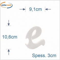 LETTERA PUZZLE "e" MINUSCOLO CORSIVO