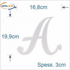 LETTERA PUZZLE POLISTIROLO CORSIVO "A"
