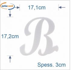 LETTERA PUZZLE POLISTIROLO CORSIVO "B"