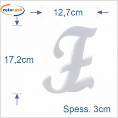 LETTERA PUZZLE "F" MAIUSCOLA CORSIVO