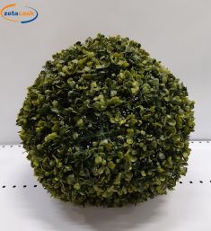 PALLA SINTETICA DI BOSSO FOGLIE VERDI D 40 CM