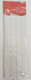 FELTRINI AUTOADESIVI EXTRAFORTI CM. 2X2 BIANCO