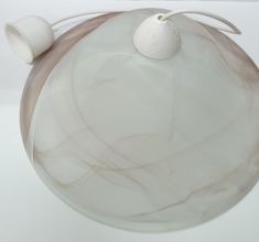 SOSPENSIONE TABACCO CON FILO BIANCO - ATTACCO LAMPADINA E27