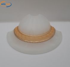 APPLIQUE EFFETTO MARMO AMBRA 1 ATTACCO E27. MISURA: 30 cm