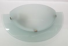 APPLIQUE in VETRO TRASPARENTE, 1 ATTACCO E27. MISURA: 30 cm.