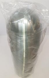 COPERCHIO BICCHIERI PET TRASPARENTE CON FORO 100 PEZZI