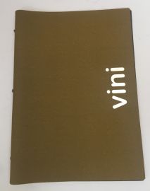 PORTA VINI PELLE RIGIDA FORMATO A4 SENAPE