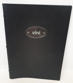 LISTA VINI PELLE RIGENERATA DOLLARO NERO FORMATO A4