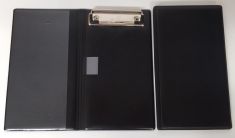 PORTA COMANDE CLASSIC 2 ANTE CON CLIP NERO