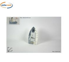 PORTAFOTO IN LEGNO A FORMA DI BARCA CM INTERNO 10 X 15