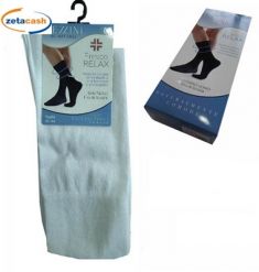 CALZA UOMO CORTA FILO DI SCOZIA BIANCO TAGLIA 45 46 PEZZINI