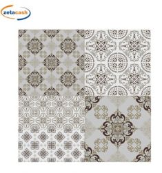 TAPPETO ANTISCIVOLO MOD VELVET CON DISEGNO ROMBI H 55