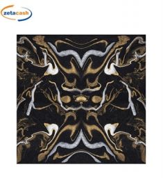 TAPPETO ANTISCIVOLO NERO CON DECORO VEND METRO