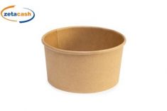 INSALATIERA IN CARTA DI BAMBOO RICICLABILE CM 15XH8 50 PEZ