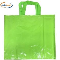 BUSTA SPESA RIUTILIZZABILE VERDE CM 45X20X40