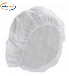 CUFFIA CON ELASTICO RINFORZATO BIANCO 100 PEZZI