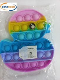 POP IT A FORMA DI PAPERELLA MULTICOLOR CM 12X14