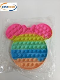 POP IT A FORMA DI TOPOLINA MULTICOLOR CM 20X20