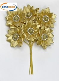 FIORE MARGHERITA DIAM 4 CM COL ORO