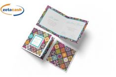 CONF. 10 PZ PARTECIPAZIONI CON BUSTA GIPSY 16X16 CM