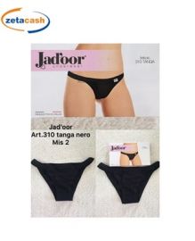 TANGA DONNA IN COTONE NERO JADOR TAGLIA 2