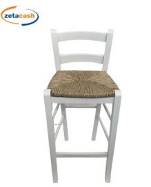 SGABELLO SNACK IN PAGLIA CON FONDO PAGLIA