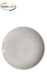 PIATTO DESSERT ENJOY IN PORCELLANA BIANCA 22 CM