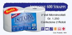 SET 2 PZ ASCIUGONE 600 STRAPPI 2 VELI ASCIUGONE