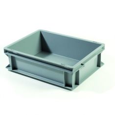 CONTENITORE MULTIUSO GRIGIO IMPILABILE