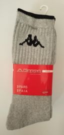 CALZINO TENNIS 3 PAIA IN SPUGNA KAPPA GRIGIO. TAGLIA: 42/44