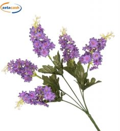 MAZZETTINO 5 STELI LAVANDA CON FOGLIE