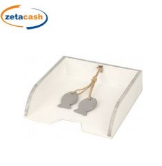 PORTATOVAGLIOLI IN LEGNO CON FERMA TOVAGLIOLI CM 22X22X7