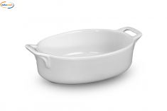 TEGAME OVALE IN PORCELLANA CM. 13X8X3,9
