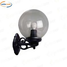 GLOBO BISSO/G250 NERO TRASPARENTE E27