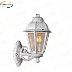 LANTERNA BISSO/SABA BIANCO TRASPARENTE E27 WALL