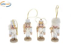 APPENDINO SCHIACCIANOCI ORO E BIANCO 10 CM