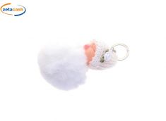 BAMBOLA BIANCO CON CIUCCIO APPENDINO BOMBONIERE NASCITE