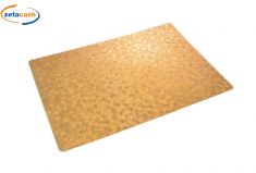 SOTTOPIATTO PLASTIFICATO COLOR ORO CM. 30X43