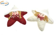 CUSCINO STELLA VISO BIMBA IN TESSUTO