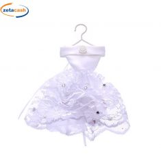 APPENDINO VESTITINO BIANCO IN PIZZO