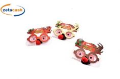 OCCHIALI CON CORNA DI RENNA E NASO