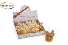 APPENDINO CON CORNE DI RENNE E PON PON ORO CM 12