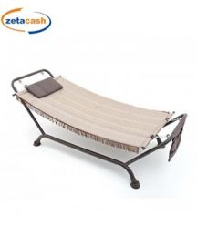 AMACA BALI BEIGE METALLO TELO IMBOTTITO H82X230X98CM