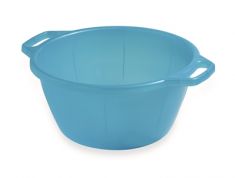 BACINELLA BAGNO TONDO DIAMETRO 35 CM AZZURRO