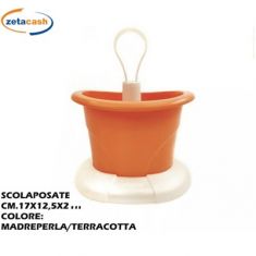 SCOLAPOSATE IN PLASTICA ARANCIO LINEA TULIPANO
