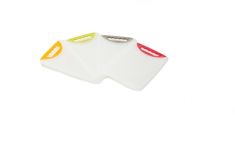 TAGLIERE IN PLASTICA CM. 30 CON MANICO COLORATO MODELLO TULIPANO.