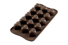 STAMPO IN SILICONE PER CIOCCOLATO 15 POSTI, PER FORNO E FREEZER