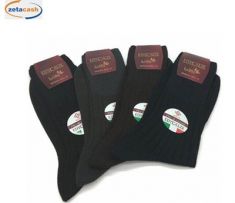 CALZA CORTA A COSTE IN COTONE FILO DI SCOZIA 42-43 ASS