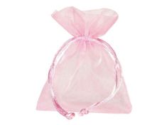 SACCHETTI IN ORGANZA ROSA 10 PEZZI