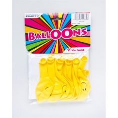 PALLONCINI IN LATTICE GIALLI 10 PEZZI DA 9"
